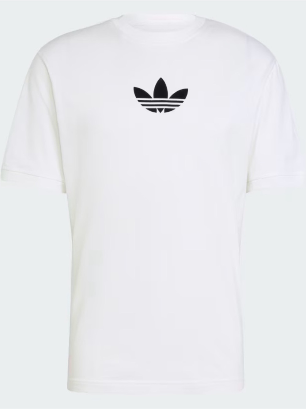 NWT Adidas Men’s White Trefoil Logo T‑Shirt